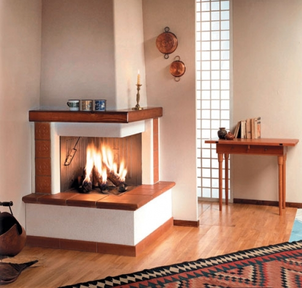 L Tipi Şömine Model 8